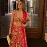 Amrita Arora Instagram – All feels In this stunning @seemakhan76 creation 🤩❤️ #Happydiwali