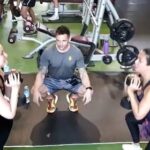 Amrita Arora Instagram - And we’re back✌🏻👍🏼👏🏼💪🏼 #fitisthenewskinny ! With @drewnealpt 💪🏼💪🏼 @ithinkfitness ...always lurking and taking these videos hahah ...#bebo #amu ....!!!