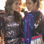 Amrita Arora Instagram – Shiny disco ballssss @malaikaarorakhanofficial xmas has come early 😂