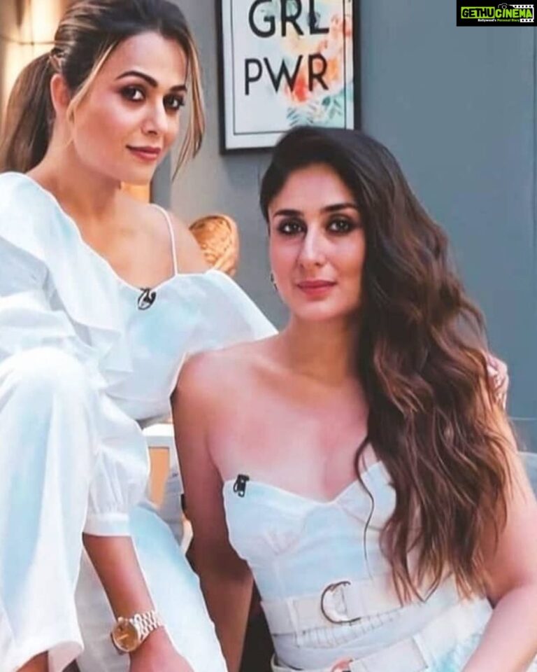 Amrita Arora Instagram - Happy birthday our beebo , bebo ,bobee... Today you’re 40 and ohhh my gosh faaaaaabulous ... To turning older and wiser and us stronger together... Love you tons @kareenakapoorkhan ❤️❤️🍷🍷😘😘😍😍 #gutsssssssssss #fabat40