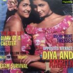 Amrita Arora Instagram - Chanced upon this ... @diamirzaofficial #SevenTeencovergirls #2004 #nostalgiamuch! Swipe right 👉🏼