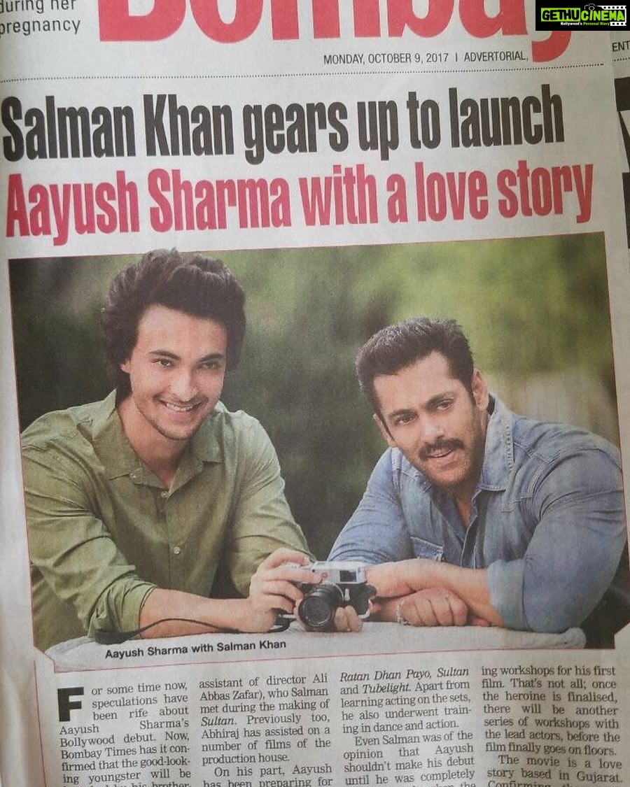 Amrita Arora Instagram - All the best @aaysharma ❤️❤️❤️❤️ @arpitakhansharma #Aayushsharma
