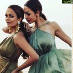 Amrita Arora Instagram - Double Trouble coming ur way In this months @hellomagindia grab ur copy nowwwww ... @gabriellademetriades @malaikaarorakhanofficial it's alll in the genes 😂