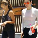 Amrita Arora Instagram - Throwing shade on our shady business 😂😂 #postworkout #fitgirls #andthenweyak @anshukayoga #amazingyoga