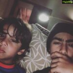 Amrita Arora Instagram - Brothers in arms @iamarhaankhan #RayaanLadak my #azaanmissinginthispic