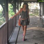 Amrita Arora Instagram – Summer vibin 🍻 summery in my @noblefaith_ summer dress