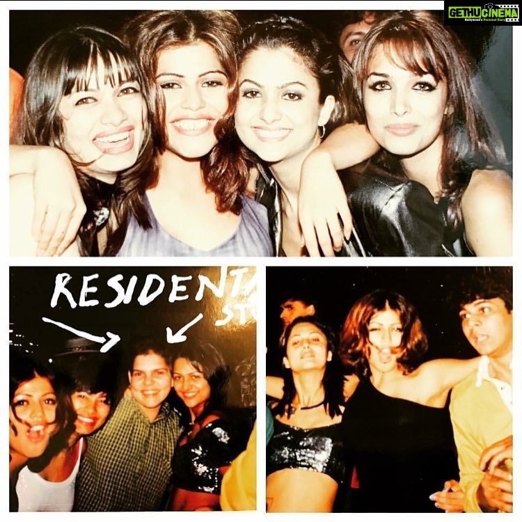 Amrita Arora Instagram - Mornin! The original Brat Pack✌🏼️ #Mtvdays #vjs #seemslikeforever @shenaztreasury @malaikaarorakhanofficial @mariagorettiz