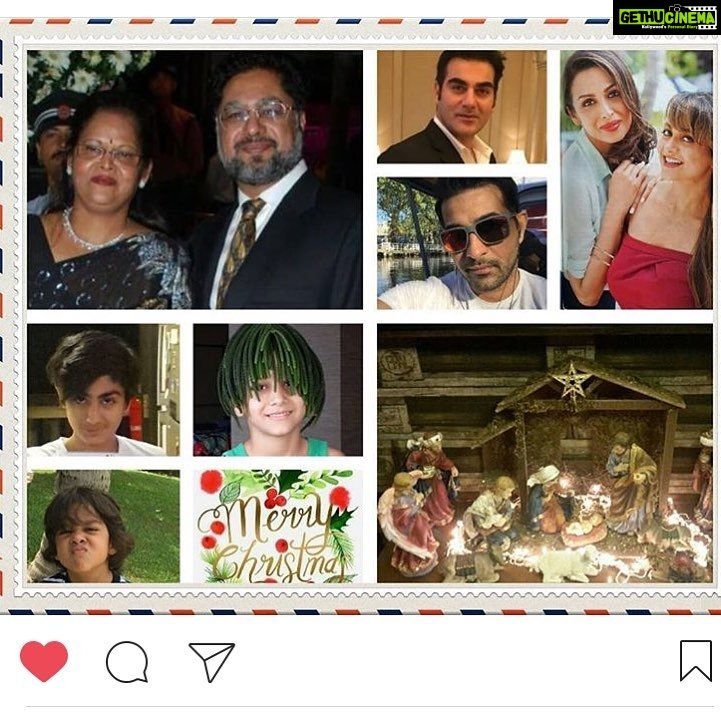 Amrita Arora Instagram - We wish u a merry xmas😘❤️ Love and Peace🙏🏼