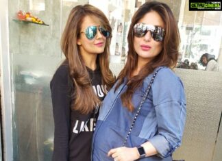 Amrita Arora Instagram - Girlie day out👯‍♂️....big blow out by the amazing @salon_muah !