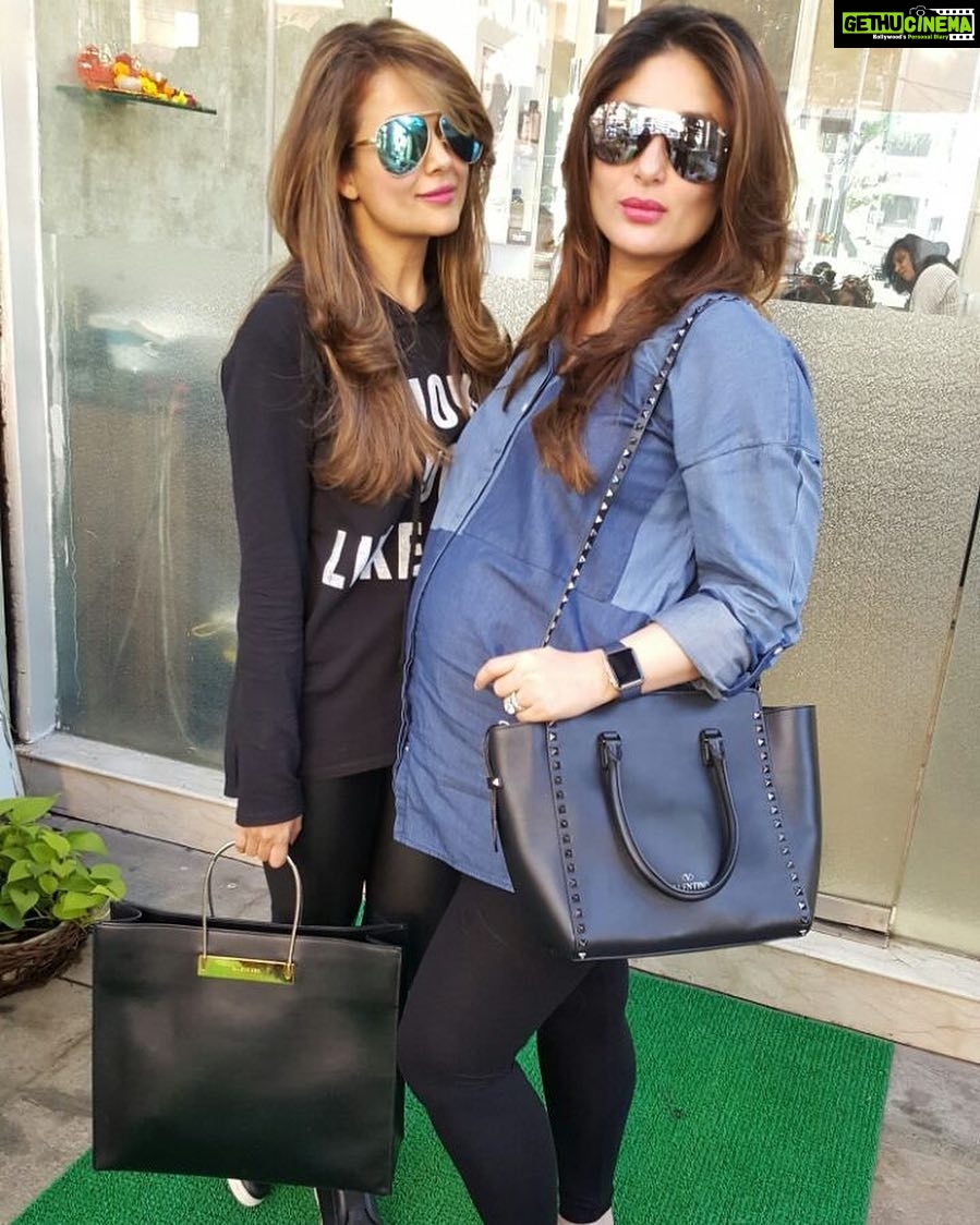 Amrita Arora Instagram - Girlie day out👯♂️....big blow out by the amazing @salon_muah !