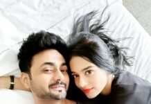 Amrita Rao Instagram - Happy Anniversary My Soulmate 💫 My Lifeline @rjanmol27 ❤️ 4 years of Marital BLISS 🙏