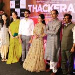 Amrita Rao Instagram – THACKREY MUSIC LAUNCH : 
Unveiling the first copy 🎼📀with @nawazuddin._siddiqui @uddhavthackeray @adityathackeray #rashmithackrey ….
…. @abhijitpanse  @viacom18motionpictures @viacom18marathi Taj Lands End, Mumbai