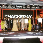 Amrita Rao Instagram - THACKREY MUSIC LAUNCH : Unveiling the first copy 🎼📀with @nawazuddin._siddiqui @uddhavthackeray @adityathackeray #rashmithackrey .... .... @abhijitpanse @viacom18motionpictures @viacom18marathi Taj Lands End, Mumbai