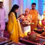 Amrita Rao Instagram - MUMBAI : Ganesh Utsav : Aarti #ganeshchathurti #ganesh #puja