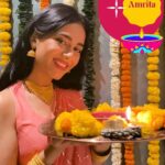 Amrita Rao Instagram - Here Comes The Festival of Lights .. Have a Cracker free Diwali Coz You are the Pataka 💥 Wishing you Health Wealth Prosperity and Loads of Luck🧿 #happydiwali🎉 #happynewyear2021 #festivewear #festivevibes #indiansaree #reels #reelkarofeelkaro #reelitfeelit #reelsvideo #trending #trendingreels #ttrendingreelssong