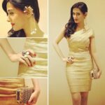 Amrita Rao Instagram - FILMFARE AWARDS : Party ..... All set for the red carpet ... ..... Credits : Bandage Dress : @HerveLeger Ear Cuffs : CurioCottage Clutch : Namrata Kumar Footwear : Tresmode @filmfare party ...... http://t.co/vBwy7bQUOv YRF - Yash Raj Films