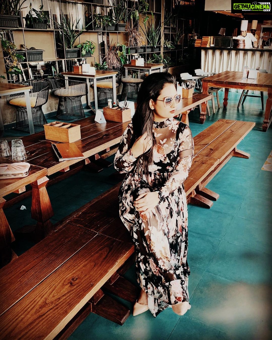Amulya Instagram - “ I own too much black but sometimes all you need is a little splash of colour “