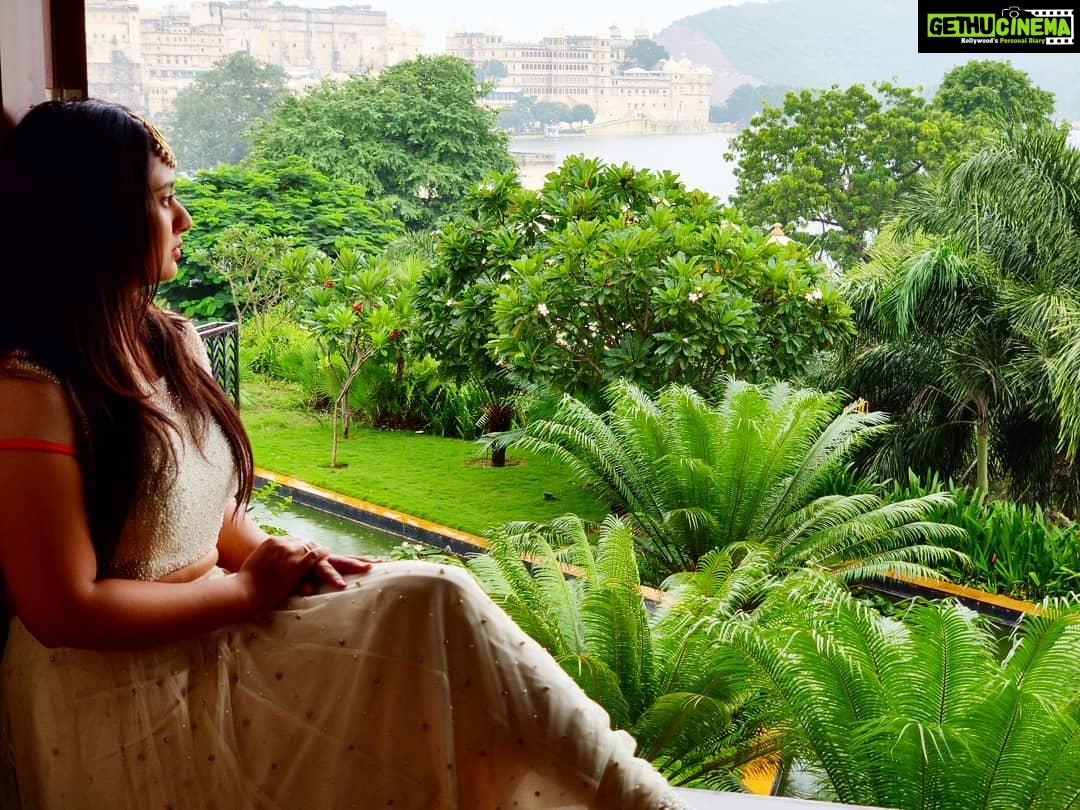 Amulya Instagram - Collect moments not things 💞 The Leela Palace Udaipur