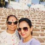 Amulya Instagram - Each day talking to her,listening to her feelings ,not burdening her ,love & caring her is my kind of Mother’s Day... as days pass on I feel I am becoming her mother ...I hope my brothers & me have been best kids to you @jayalakshmi2422 ...stay happy putti 😍 @pavan2983 @deepuarasu Goa