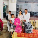 Amulya Instagram - Happiness is sharing & love is caring 😍 #lovedoingourbit #loveseeingkidshappy Bangalore, India