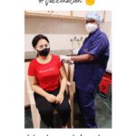 Amulya Instagram - #vaccinationdone✔️ #letsgetvacccinated