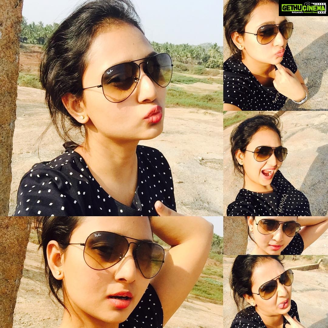 Amulya Instagram - Being positive makes u strong within urself ... ❤️
