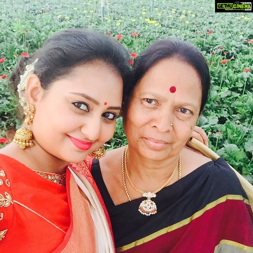Amulya Instagram - My world❤️ My mummy #strongestwomanever