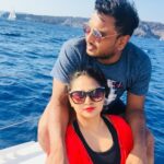 Amulya Instagram - #lastmoments #greece #traveldaires2018 #yatch #sunset ❤️