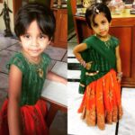 Amulya Instagram - When I bcom make up artist n hairstylist for my baby 😍❤️