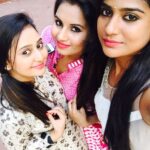 Amulya Instagram – Happy Ugadi every1… Vaishu we missed you 😍… my crime partners 😘💃🎉