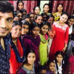 Amulya Instagram - Happy Gandhiji Jayanthi , on this occasion we visited Nele Foundation's RSS - NIVEDITHA ashrama and was overwhelmed by the love shared by the kids. Hats off to the RSS - Nele foundation for your selfless service 👏 , thanks for the invite 👍 #RSS - Selfless Service 😊