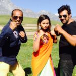 Amulya Instagram - Happy birthday @chirusarja sir😬...hv a successful year ahead👍...#ramleela #lastdayposses #memories
