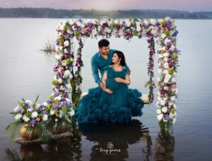 Amulya Instagram - Beautiful maternity shoot of @nimmaamulya with @jagdishrchandra 
.
.
.
Gown: @tinyyawnsphotography 
Event decor : @events_by_akhila