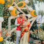 Amulya Instagram – Golden Moments ♥️
.
.
.
Pc : @deepak_vijay_photography 
Jewellery : @gajraj_jewellers 
Make up : @yathishmakeover03 
Decor : @sravans_weddingworld Bangalore, India