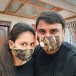 Amulya Instagram - Forever love for #indianarmy ❤️🇮🇳❤️ #wearmask #staysafe