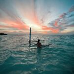 Amyra Dastur Instagram – Nature’s farewell kiss of the night 🌅 
.
.
.
@luxsouthari LUX* South Ari Atoll