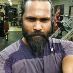 Amzath Khan Instagram - Work-it-out 💪 #workout #workoutmotivation #beardo Salem, India