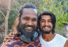 Amzath Khan Instagram - Last day pic , swipe left for the day 1 pic :) @_saranofficial you gave your best , wishing you the best da thambi , Rock on 😎 #saran #survivortamil
