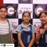 Amzath Khan Instagram - #igloo @zee5tamil ! Aishu & Vaishu :) #kids #actors Chennai, India