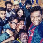 Amzath Khan Instagram - Tired faces with happy minds :) #iravaakaalam officially wrapped up, team selfie :) happy to be a part of a soulful film 😍 #kollywood #actorslife goodbye Ooty 🙏🙏🙏 hello Chennai 😎 @princejabakaran @harisudhan_palaniswamy @sathya_dir @balajiathmanathan #movies #tamil