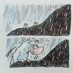 Anand Babu Instagram - Tinman: Chapter 14! #tinman #tinsoldier #winduprobot #windupsoldier #instacomic #instadoodle #feedmedog #mountainrain