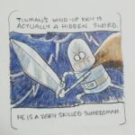 Anand Babu Instagram - TINMAN RECAP! #tinman #winduprobot #windupsoldier #medievalrobot #comic #instacomic #instadoodle #lilleh