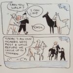 Anand Babu Instagram - INKTOBER DAY 9!! :}D #tinman #lilleh #boycut #♡ #winduprobot #windupsoldier #inktobercomic #inktober2017 #doodle #comicstrip #horseanatomyissues #keyblade