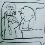 Anand Babu Instagram - "Boo" :v #halloween #boo #scare #instacomic #daww #saveoften #instadoodle #doodle
