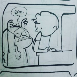 Anand Babu Instagram - "Boo" :v

#halloween #boo #scare #instacomic #daww #saveoften #instadoodle #doodle