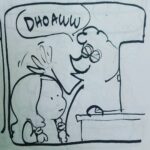 Anand Babu Instagram - "Boo" :v #halloween #boo #scare #instacomic #daww #saveoften #instadoodle #doodle