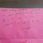 Anand Babu Instagram – Lamput got the biggest love letter from the tiniest fan, Nalini.
;__; she even drew some episodes.
Lamput loves ya Nalinii 8’V