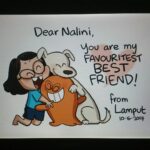 Anand Babu Instagram - Lamput got the biggest love letter from the tiniest fan, Nalini. ;__; she even drew some episodes. Lamput loves ya Nalinii 8'V