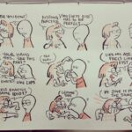 Anand Babu Instagram - The smooch emulator #smooch #kiss #fistkissing #comicstrip #firstkiss
