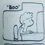 Anand Babu Instagram - "Boo" :v #halloween #boo #scare #instacomic #daww #saveoften #instadoodle #doodle